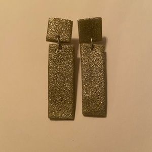 Gold Sparkly Earrings